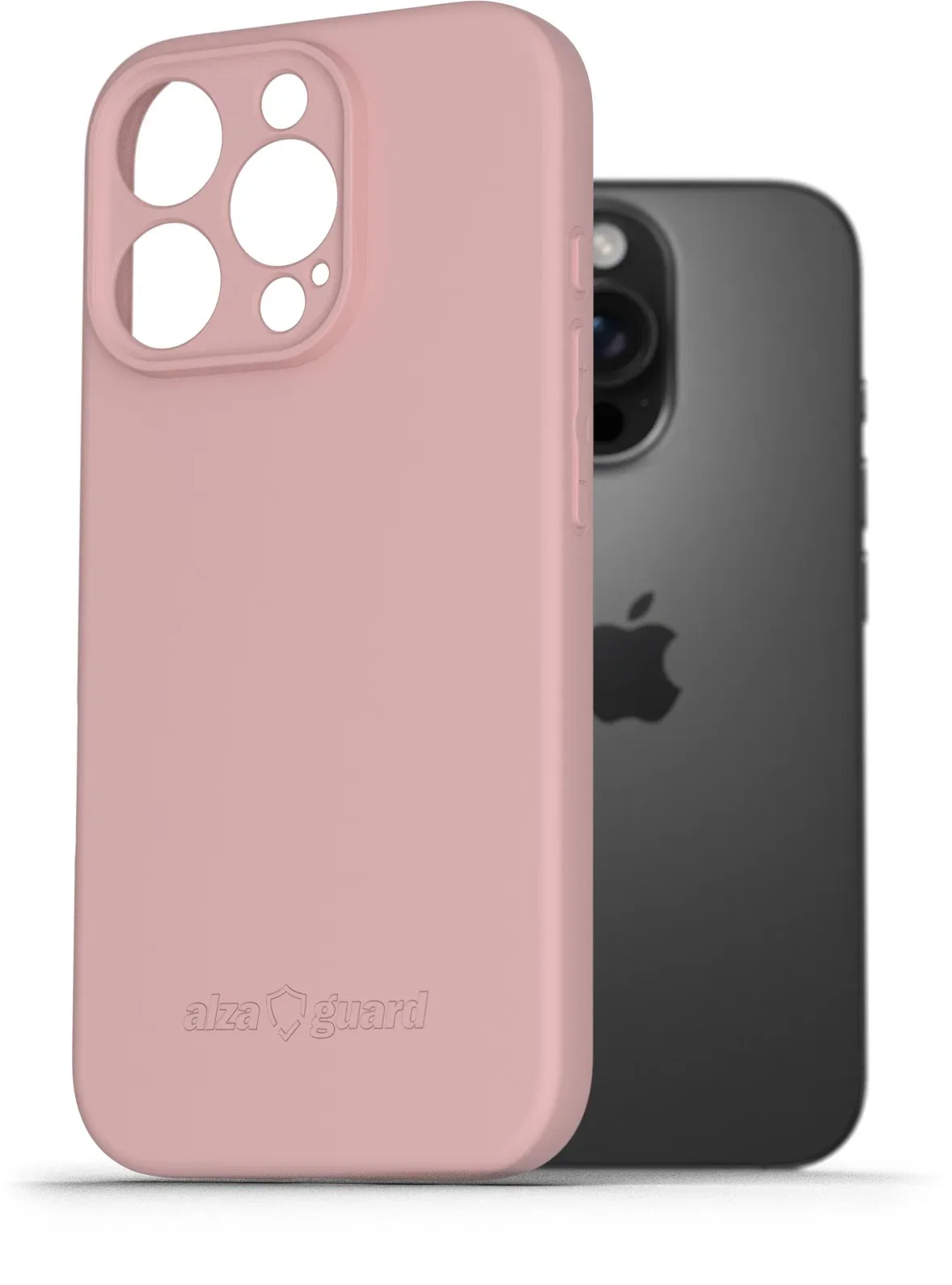 AlzaGuard Matte TPU Case iPhone 16 Pro rózsaszín tok