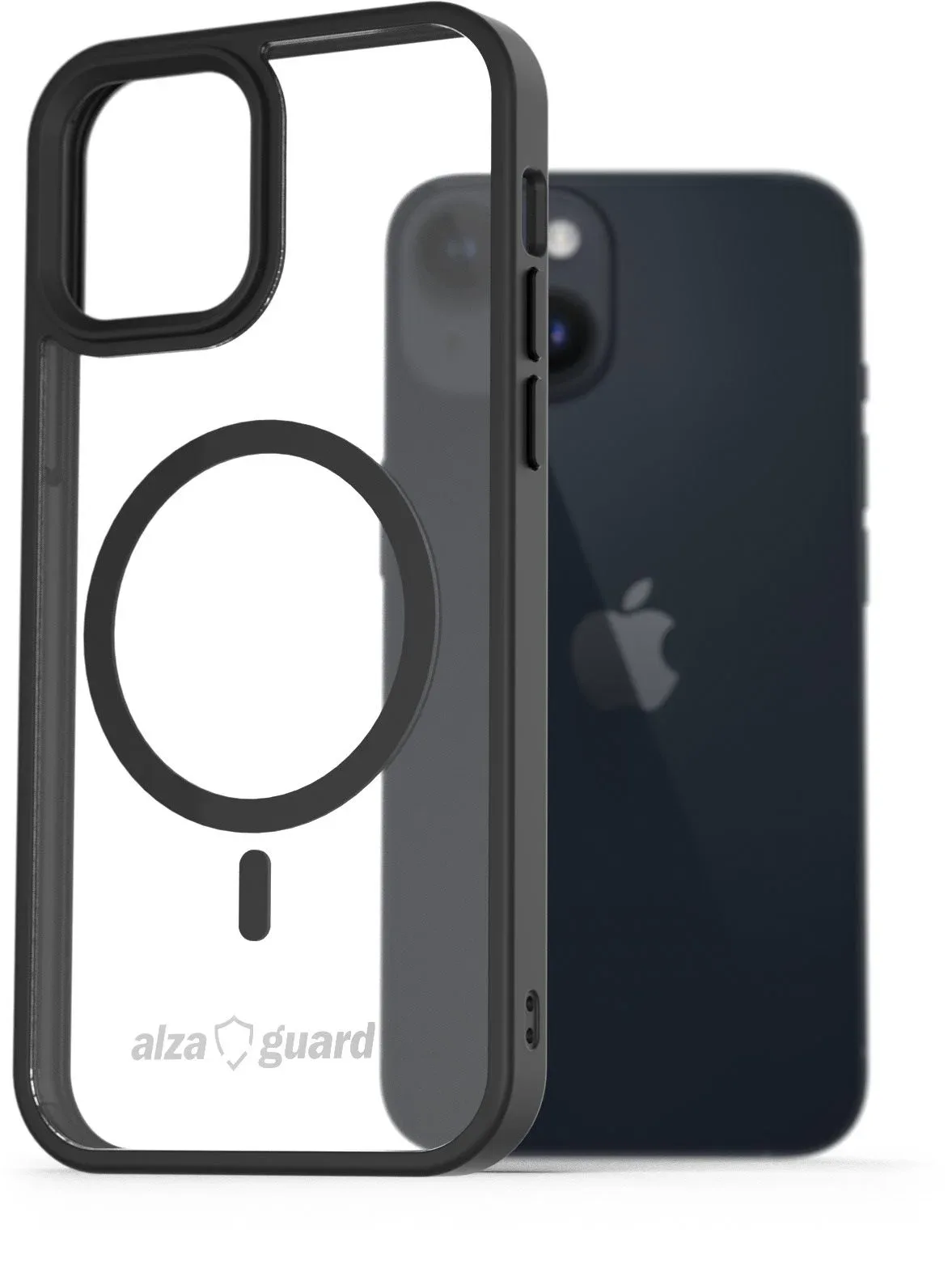 AlzaGuard iPhone 14 Clear TPU Case Compatible with Magsafe tok
