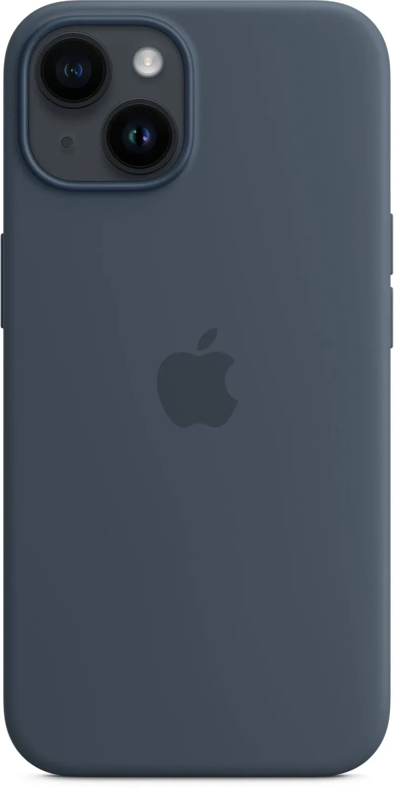 Apple iPhone 14 MagSafe viharkék szilikon tok