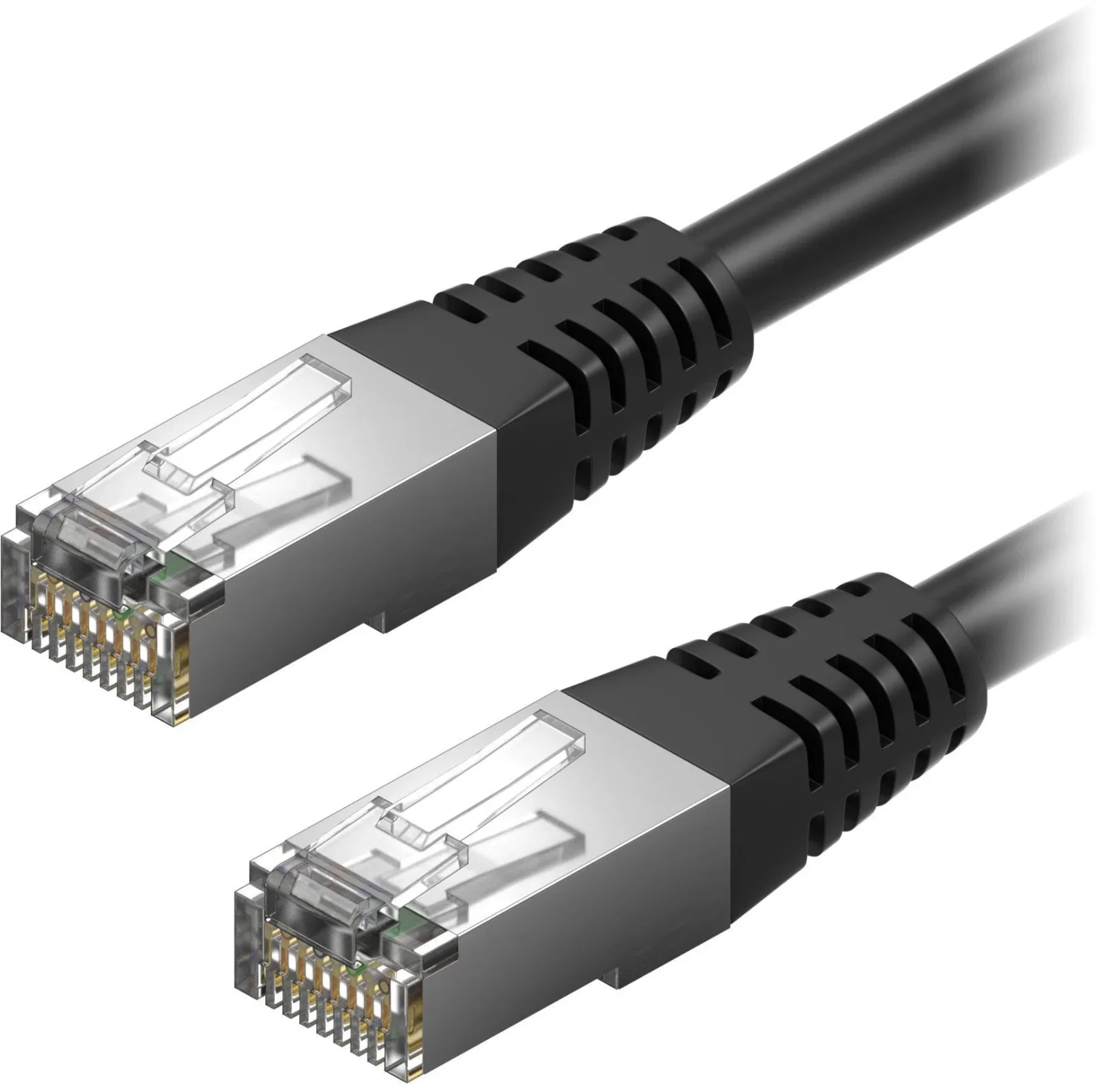 AlzaPower Patch CAT5E FTP 3m, fekete