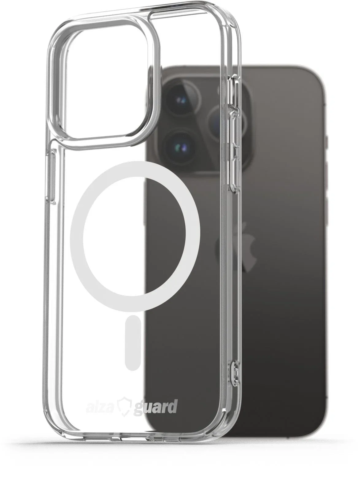 AlzaGuard Crystal Clear TPU Case Compatible with Magsafe iPhone 14 Pro tok