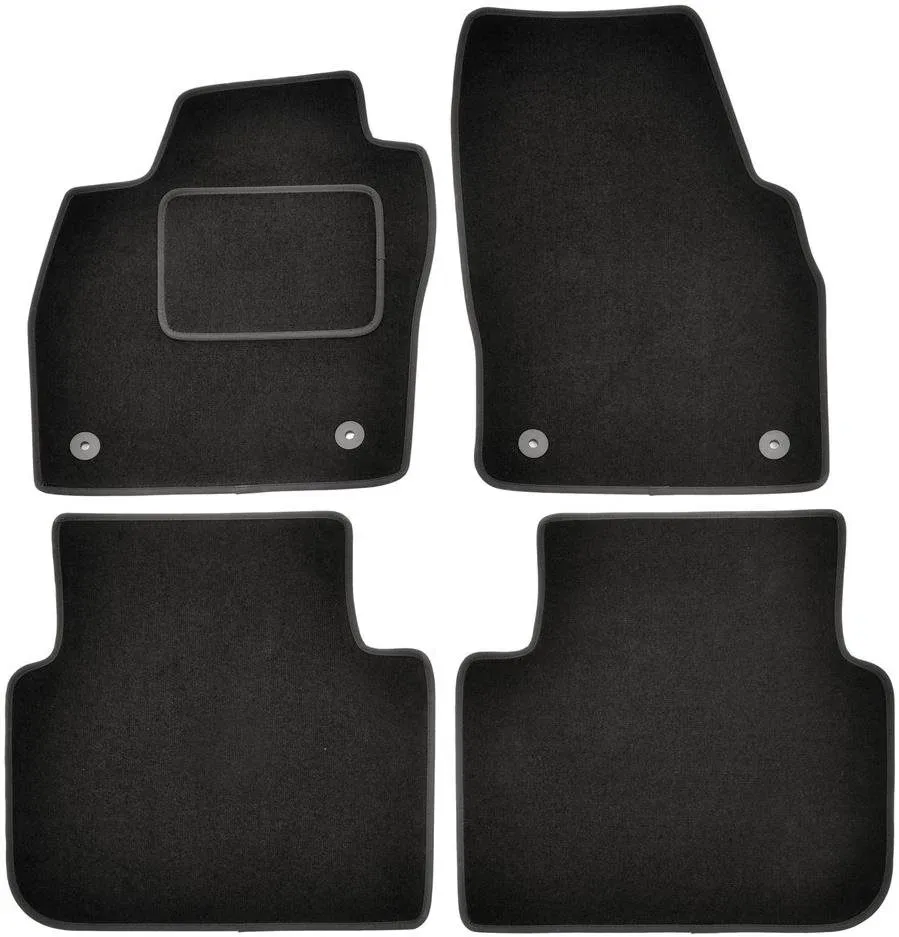 ACI ŠKODA SCALA 19- textile mats black EXCLUSIVE (set of 4)