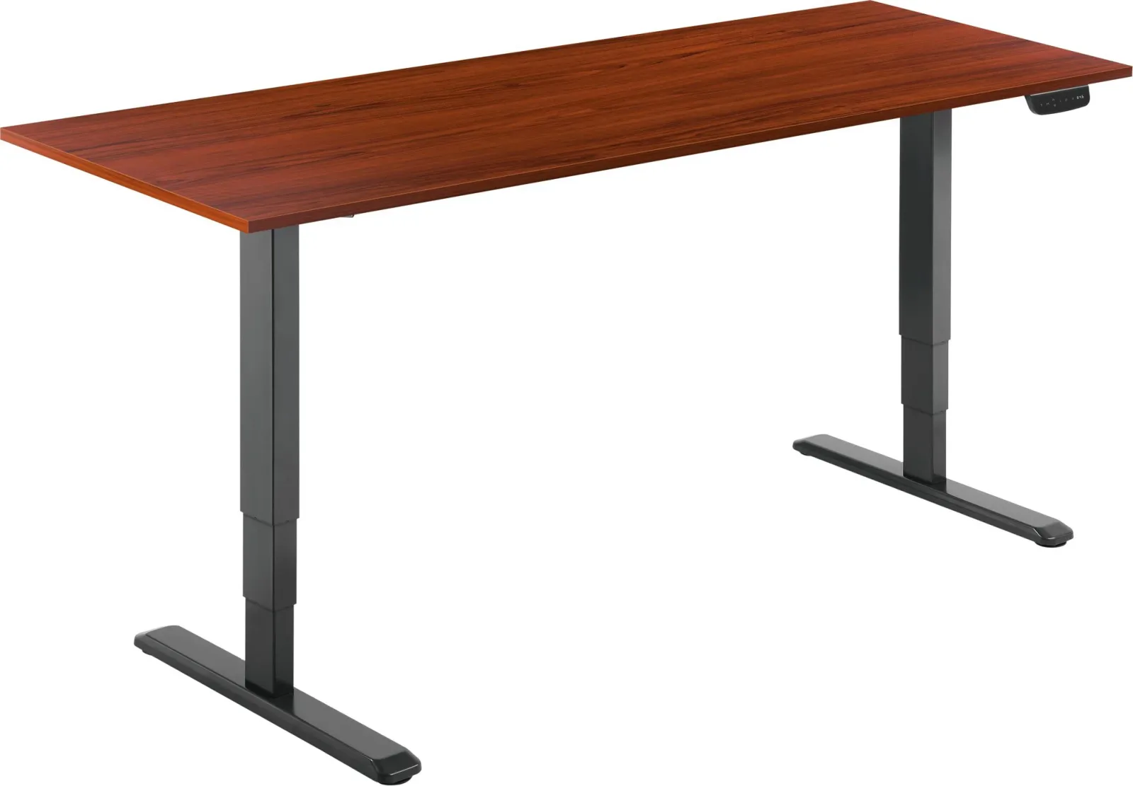 AlzaErgo Table ET1 NewGen fekete + TTE-03 160x80 cm barna asztallappal
