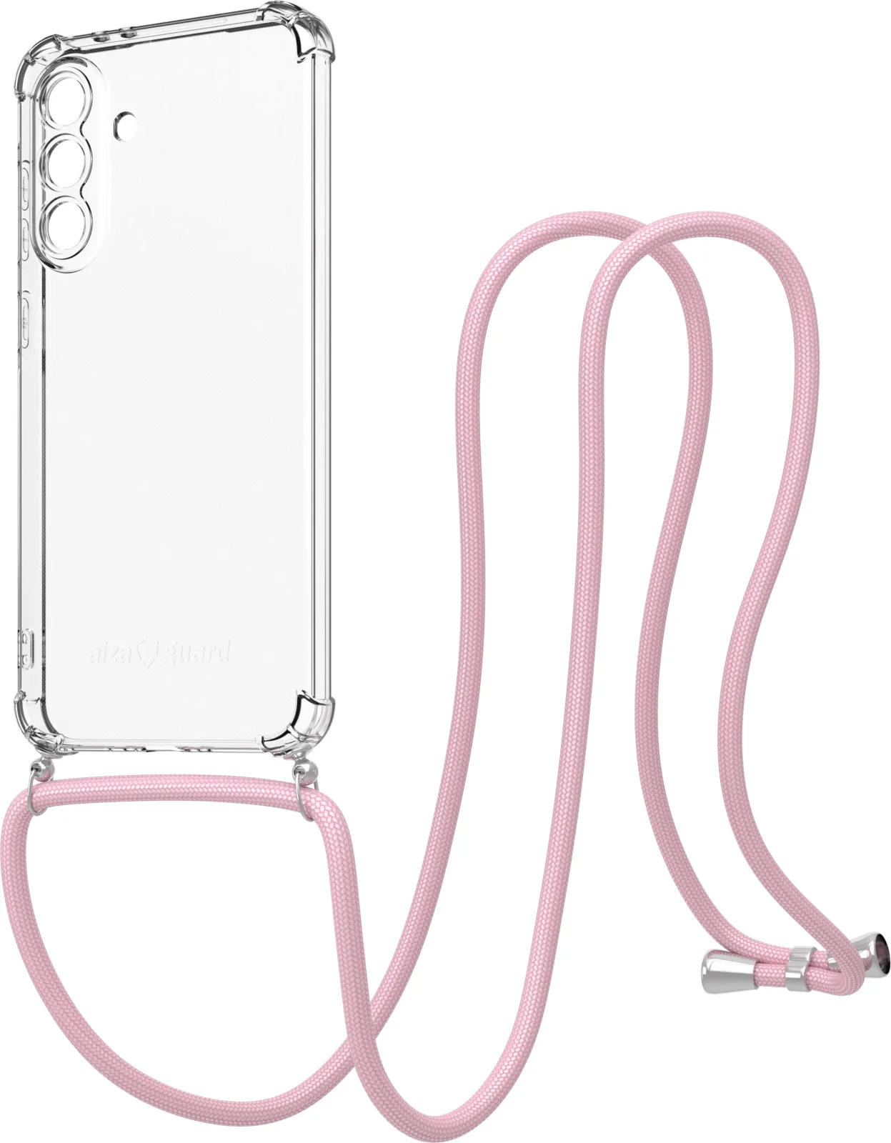 AlzaGuard Luxe Lanyard Case Samsung Galaxy A36 rózsaszín tok