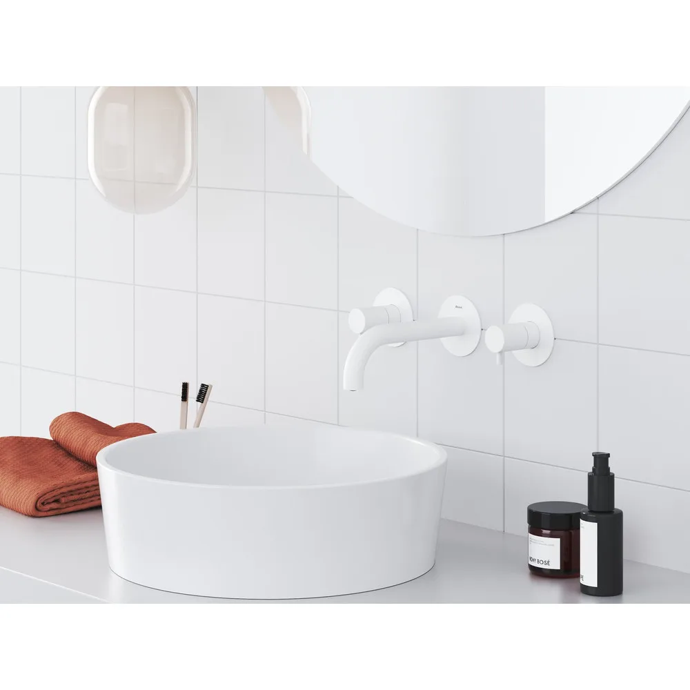 RAVAK X070239 Espirit falba süllyesztett mosdócsaptelep belső egységgel ES 019.10WV.O1, White Velvet