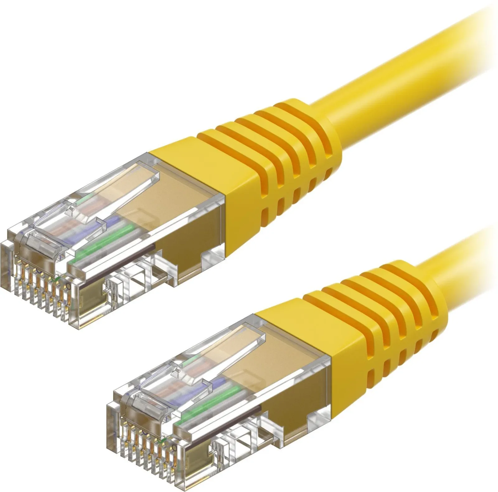 AlzaPower Patch CAT5E UTP 0,5m, sárga
