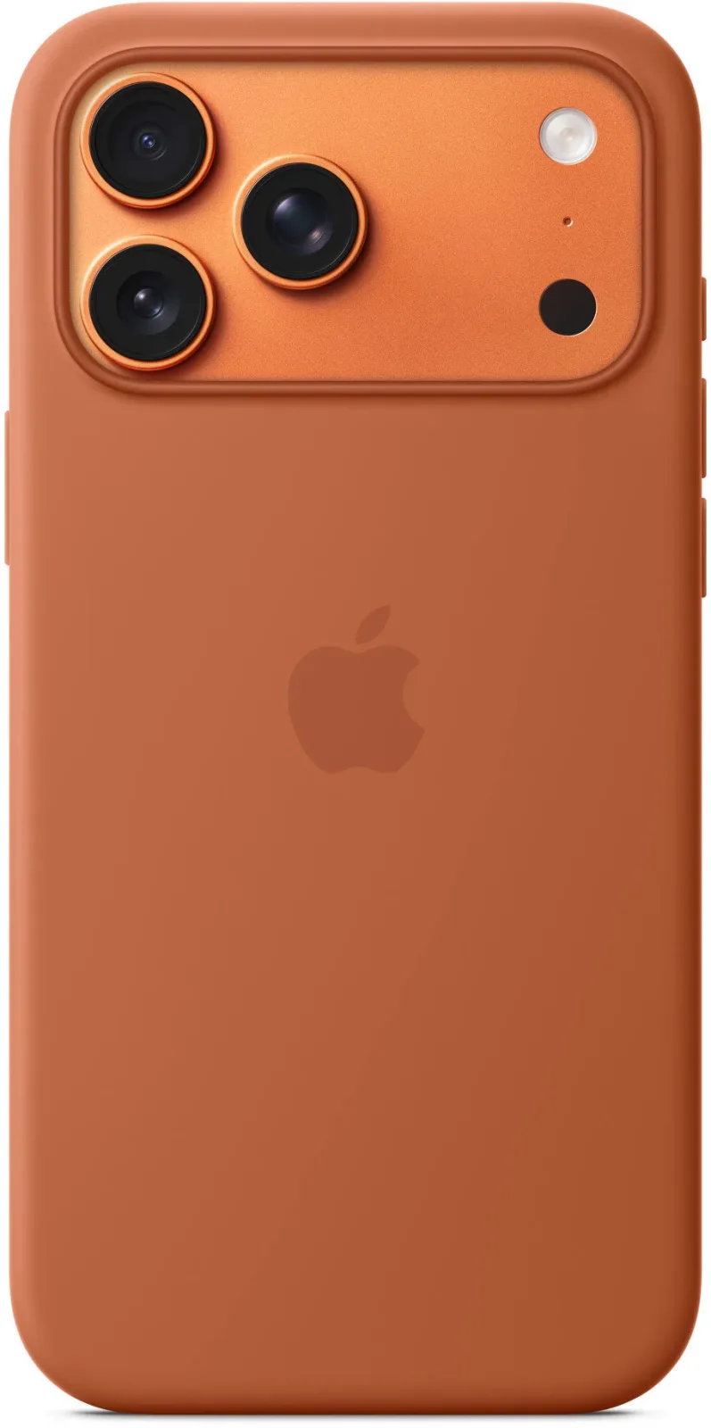 Apple MagSafe-rögzítésű iPhone 17 Pro Max-szilikontok Terrakotta