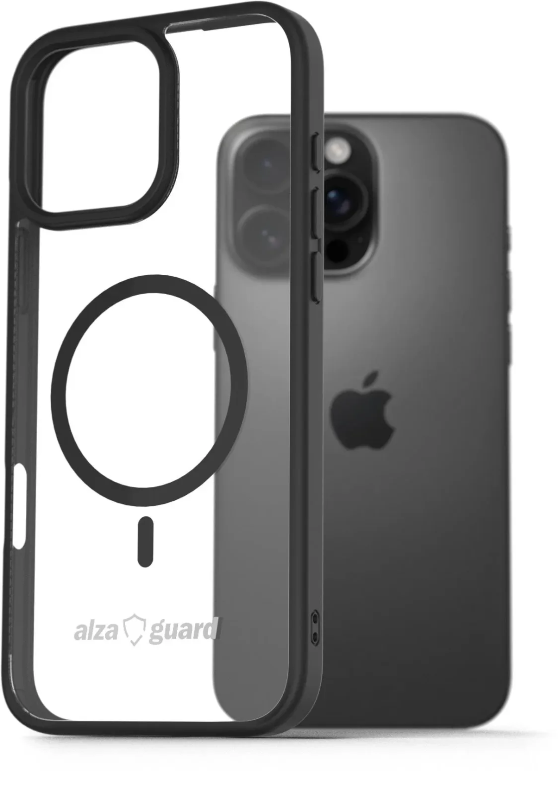 AlzaGuard iPhone 16 Pro Max Clear TPU Case Compatible with Magsafe tok
