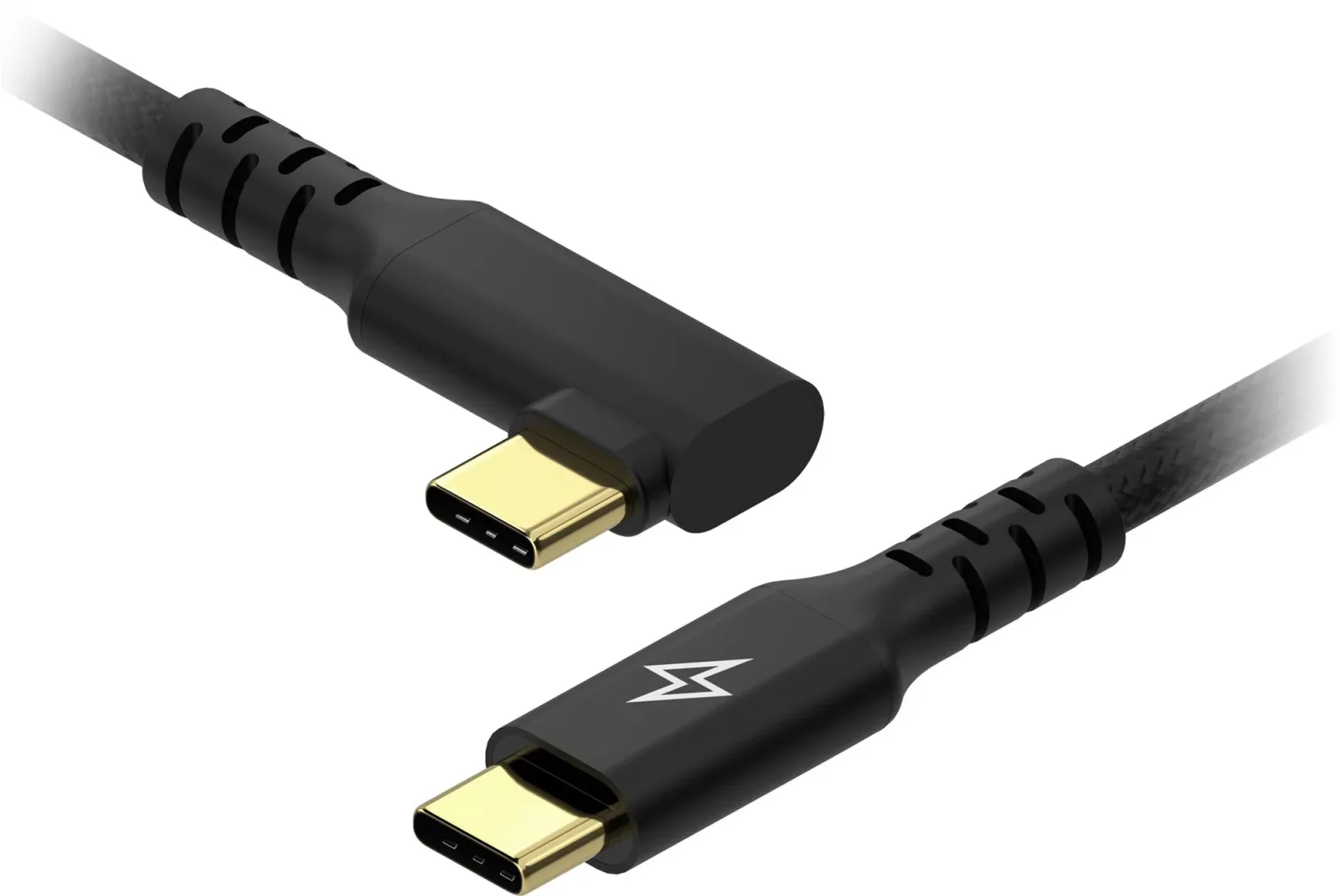 AlzaPower 90AluCore USB-C to USB-C 2.0, 100 W, 1 m - fekete