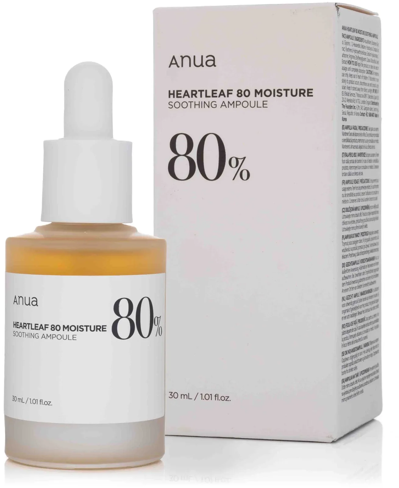 ANUA Heartleaf 80% Soothing Ampoule 30 ml
