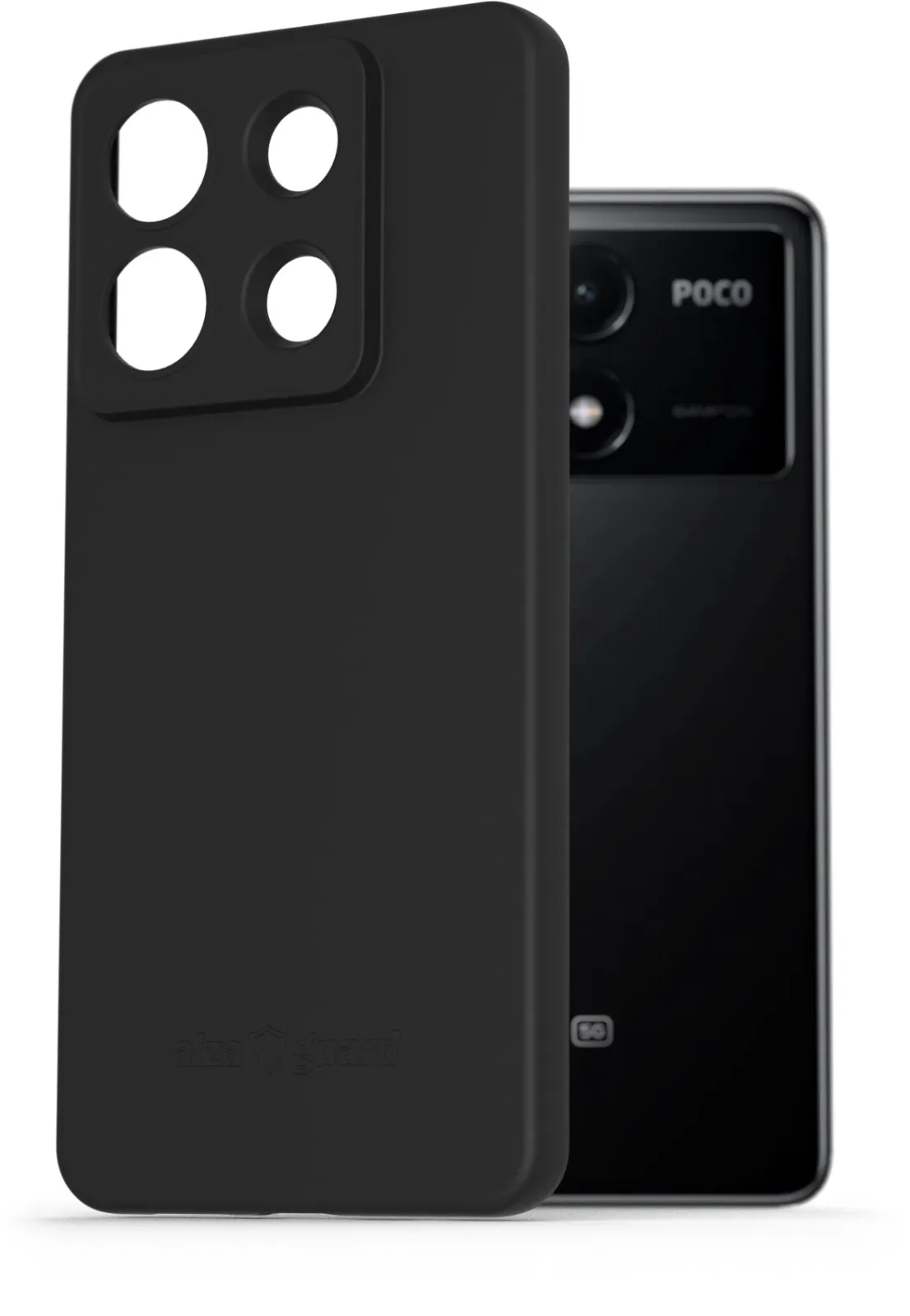 AlzaGuard Matte TPU Case Xiaomi Redmi Note 13 Pro 5G / POCO X6 5G fekete tok