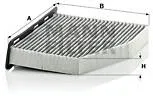 MANN-FILTER CUK2939 for AUDI; SEAT; SKODA; VW