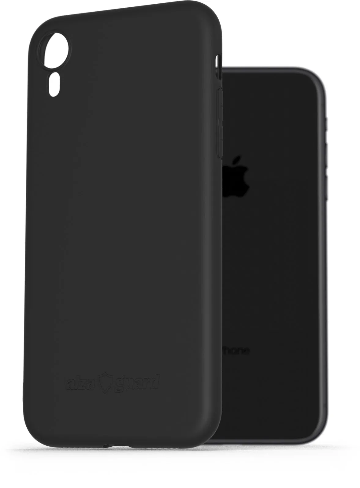 AlzaGuard Matte iPhone XR fekete TPU tok