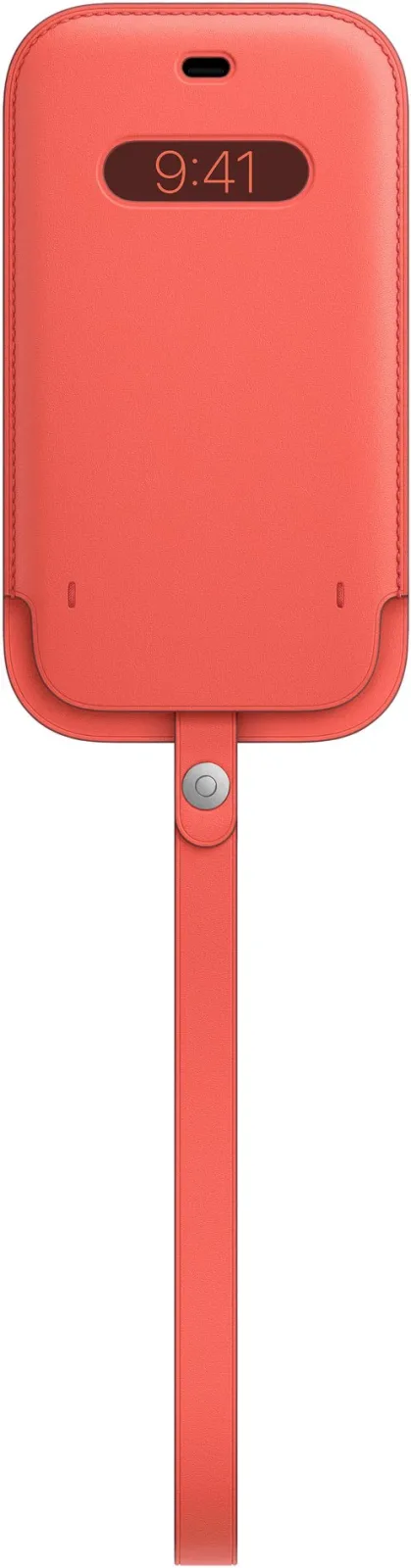 Apple iPhone 12/12 Pro pink citrus bőr MagSafe tok