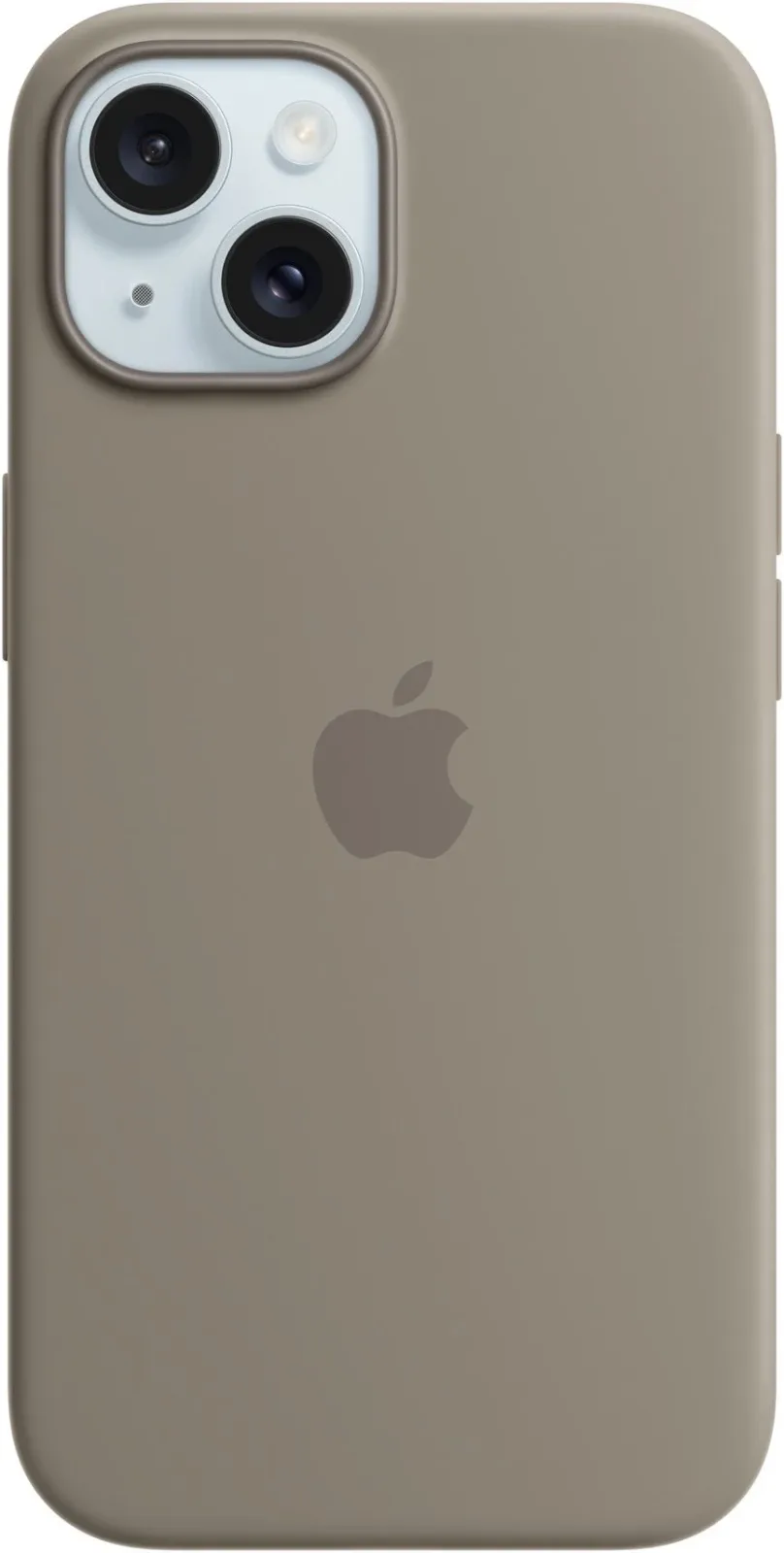 Apple iPhone 15 MagSafe agyagszürke szilikon tok
