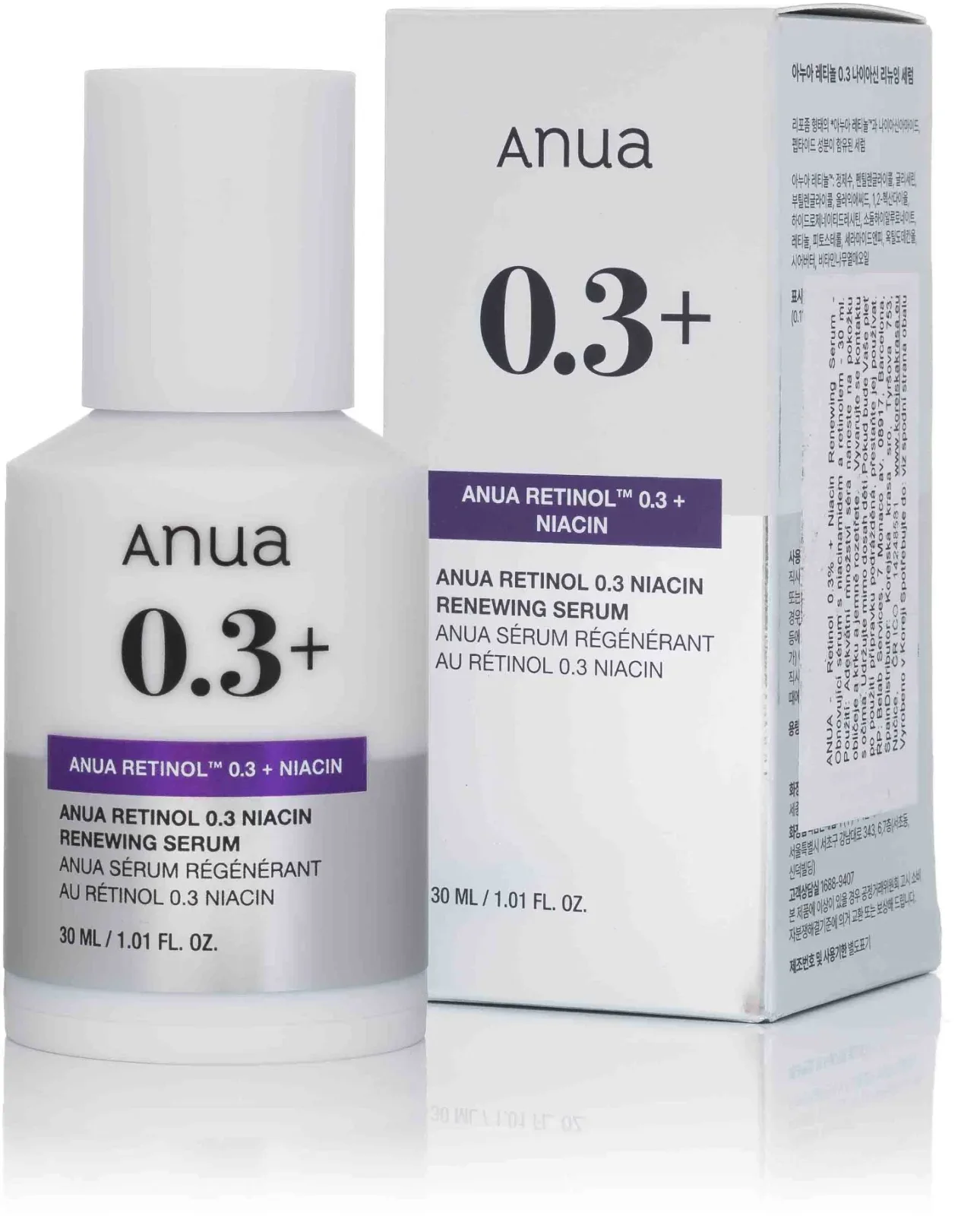 ANUA Nano Retinol 0.3% + Niacin Renewing Serum 30 ml
