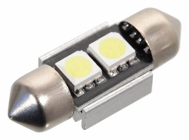 Compass CAN-BUS LED izzó 12V SV8.5 SMD fehér