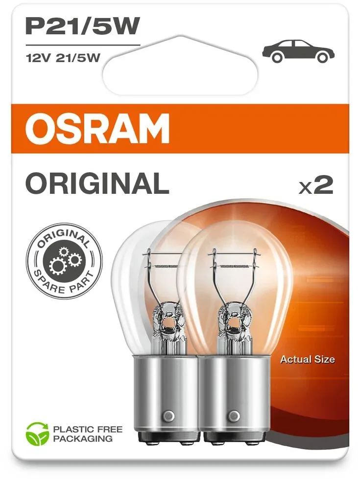 OSRAM P21 / 5W 12V 21 / 5W, BAY15d dupla kiszerelés