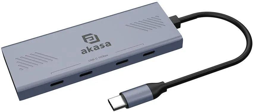 AKASA - USB Type-C 4 Port Hub / AK-CBCA32-18BK