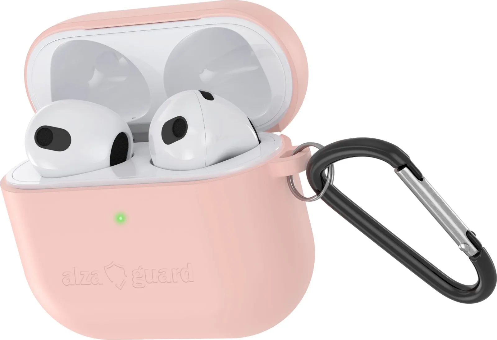 AlzaGuard Skinny Silicone Case Airpods 2021, rózsaszín