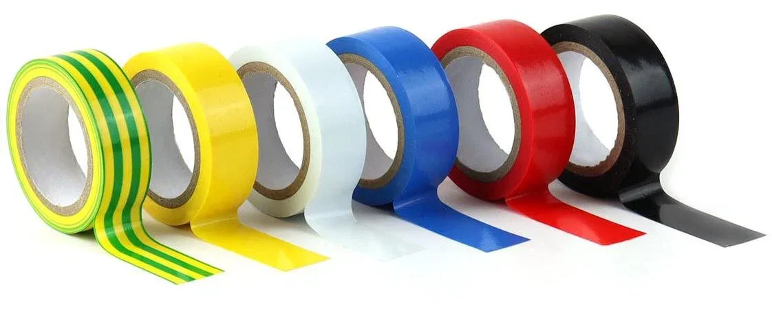 AMIO szigetelőszalag 15 mm × 5 m színes 6 darabos készlet